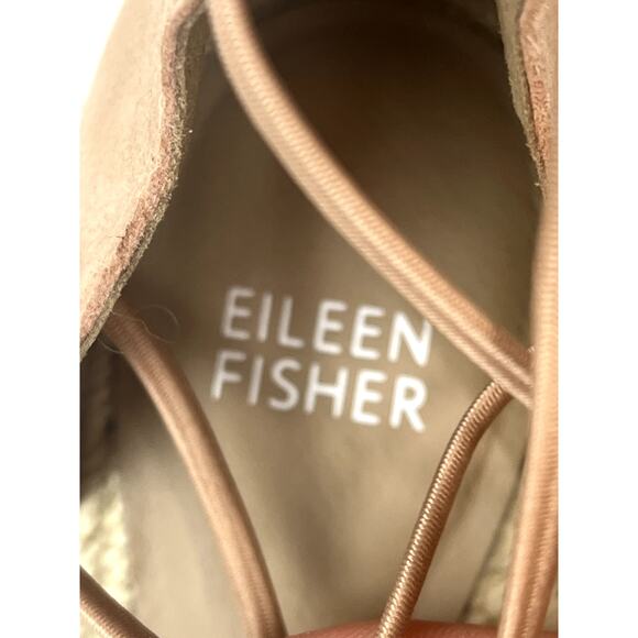 Eileen Fisher women's Lee D'Orsay flat espadrilles in tan, size 8-1/2 - Picture 3 of 9